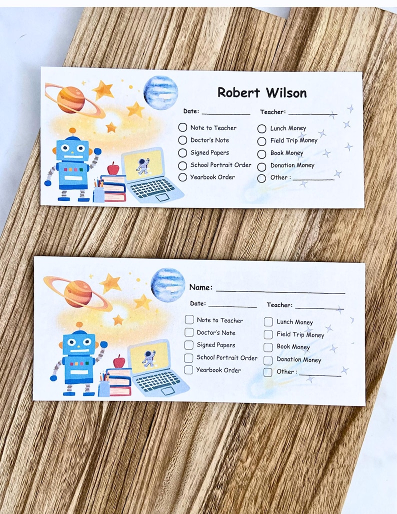 Student Envelopes Custom Self Seal School Money Student Envelopes for Lunch Donation ...