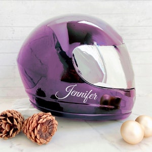 Custom Name Vinyl Sticker for Motorcycle Bike Helmet Baseball Gear Number Sticker Cranial Helmet Name Decal Personalize Tumble Vinyl Decal