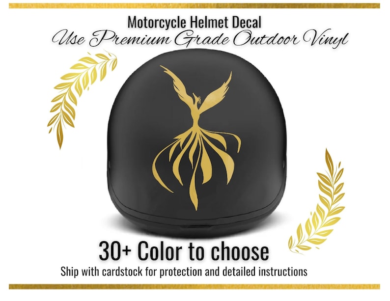 Motorcycle Helmet Decal Car Sticker Gift for Her Lady Rider - Etsy