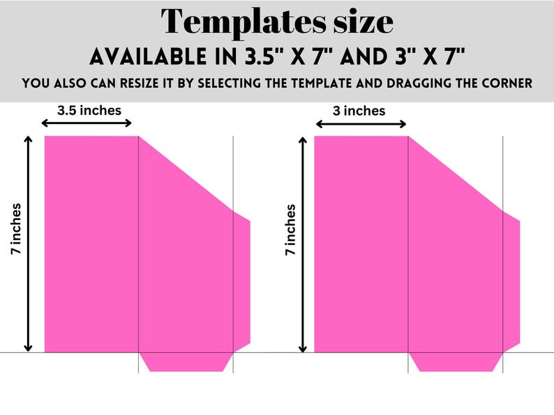 Cash Envelope Template, Custom Envelope, Money Envelope Template, Gift