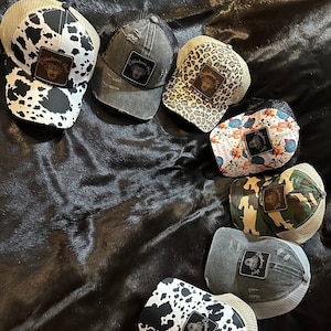 Ponytail baseball cap highland cow Logo Debbalove’s herd merch