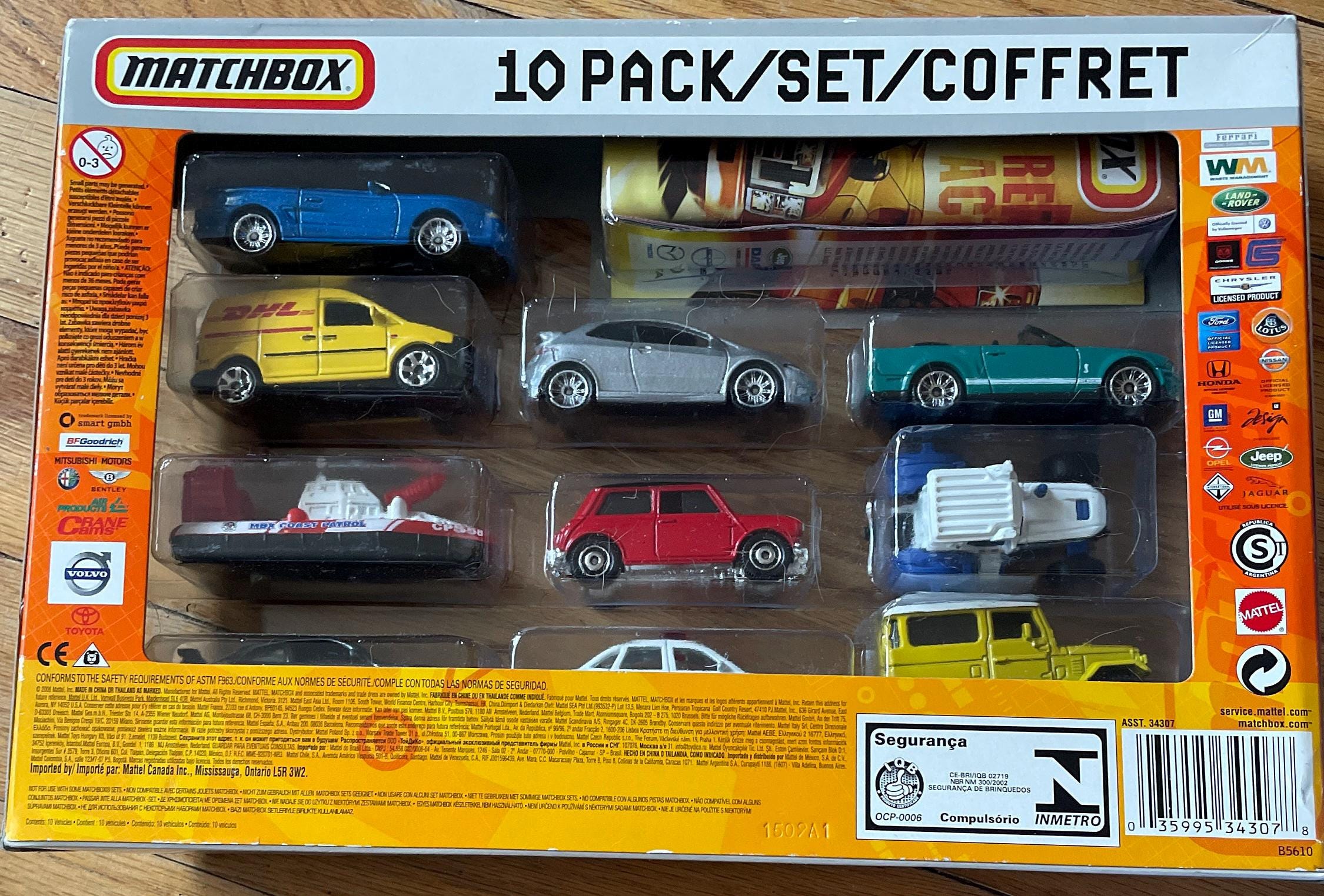 Matchbox 10-Pack ミニカーセット MATCHBOX 10 PACK MBX METAL SET 