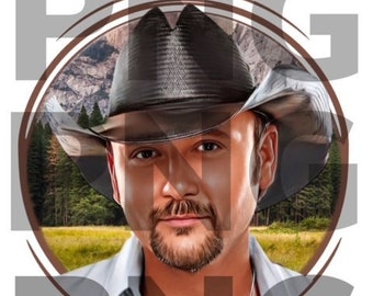 Transparent "Tim McGraw" Digital download, DTF, Sublimation, PNG image