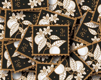 Sticker sinaasappelbloesemstempel