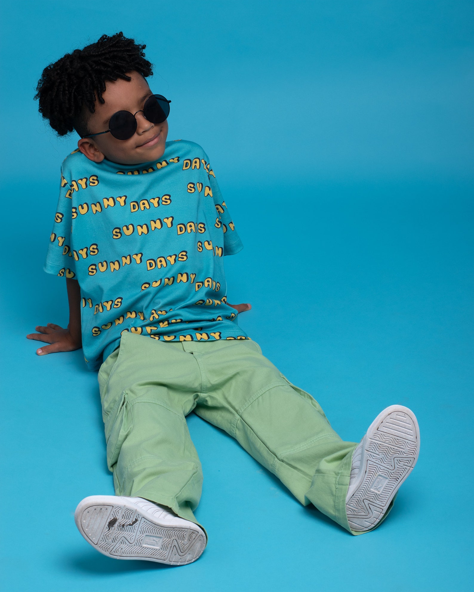 Army Green Kids Casual Pants main image 0
