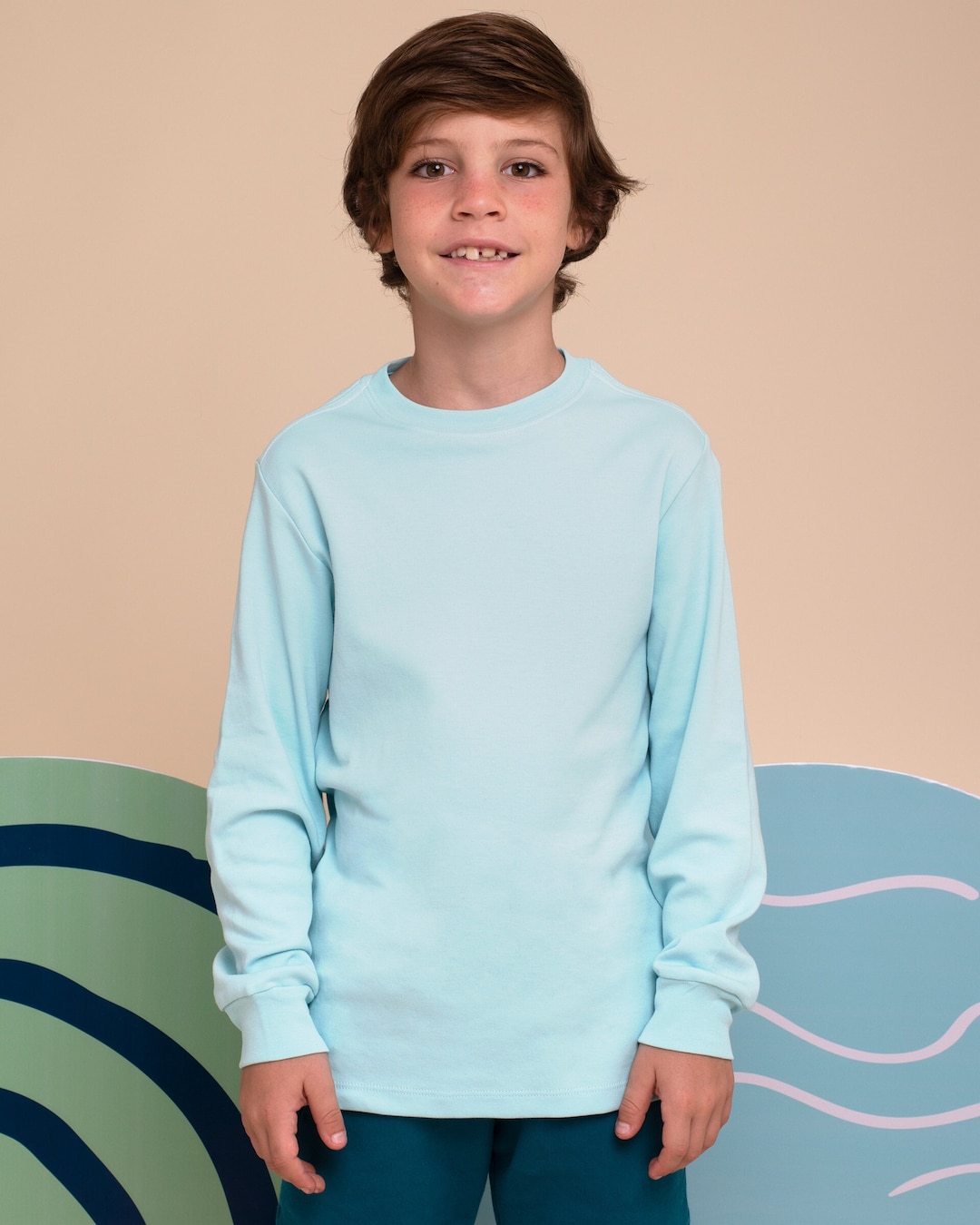 Coco Cat - Sustainably Made Kids Long Sleeve T-shirt main image 0