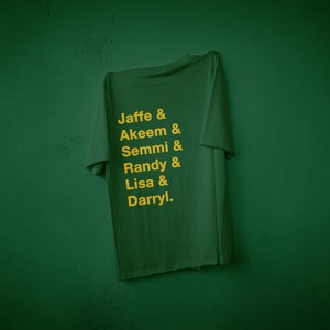 Coming To America Names Tshirt - Unique Movie Inspired Tshirt: Coming To America Names - Perfect Gift for Fans!