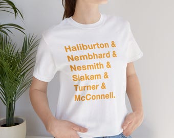 Indiana Pacers Playoffs Tee: '24-'25 Names Roster Shirt