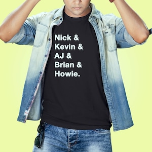 Backstreet Boys Names - Boy Band Memorabilia: Backstreet Boys Names - Nostalgic Music Gift