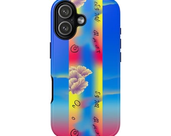 Abstract Ombre Phone Case Gradient Neon SingularityNYC For iPhone 17 16 15 14 13 Pro Max 12 Mini XS XR 8 Plus Samsung Galaxy S25 S24 S23