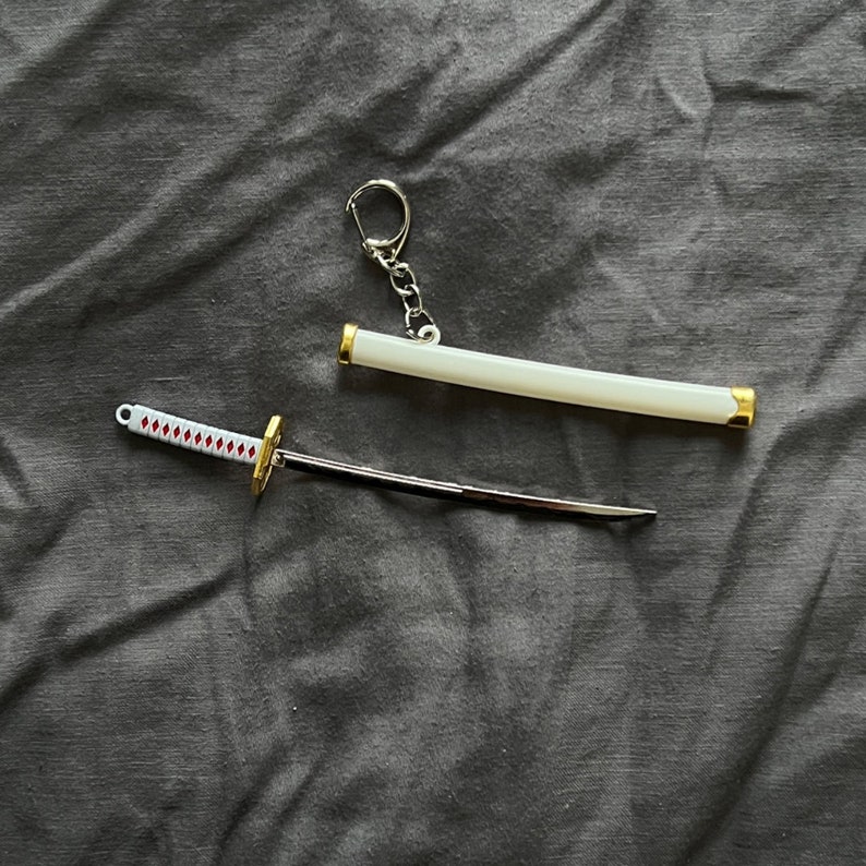 Anime Handmade Mini Katana Keychain Japanese Katana Keychain Anime Gift