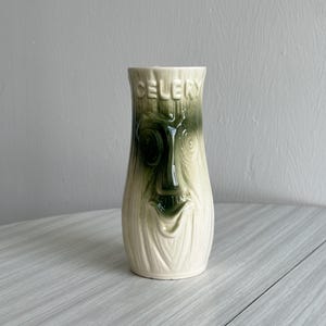 Antique ceramic utensil holder, unusual kitchen decoration, original design, unique piece, collector's item, imaginary world