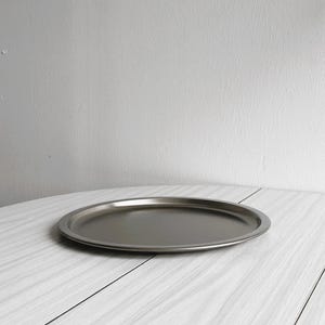 Guy Degrenne metal tray, Letang Remy style, shiny stainless steel, elegant serving tray, chic bar decoration, silver metal tableware