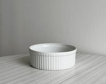 Apilco ライオンヘッドスープボウル - 白磁台座ボウル 2個セット