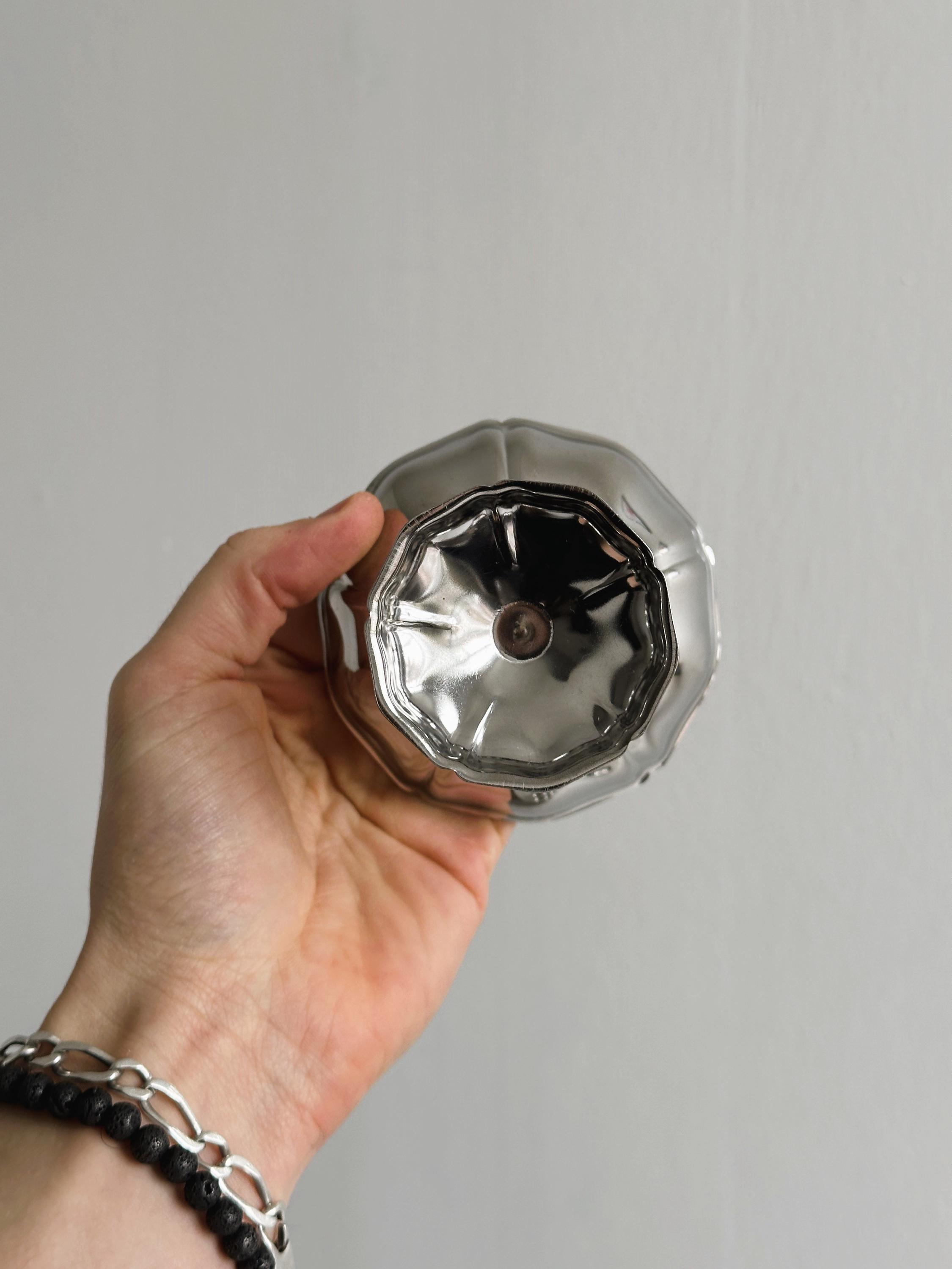 6 coupelles sur pied en inox | Selency 6 coupelles sur pied en inox | Selency