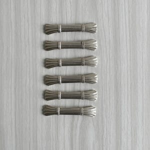 6 Silver Metal Knife Holders, Letang Remy Style, Elegant Gift, Chic Table Decoration, Vintage Tableware, Metal Tableware