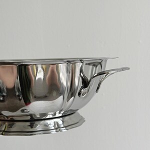 Stainless steel serving dish with lid, classic design, elegant tableware, timeless vintage tableware, cocktail set image 4
