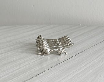 Juego de 6 cuchillos con forma de zorro, de metal, vajilla con temática animal, elegante decoración para la mesa, accesorio de mesa original, idea para regalo.