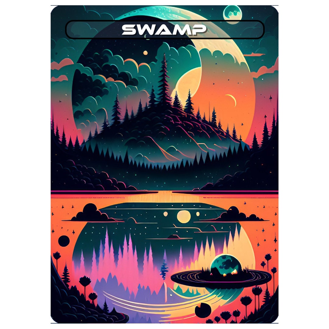 Premium Full Art Lands Printable Sheet for MTG Players High Quality ...