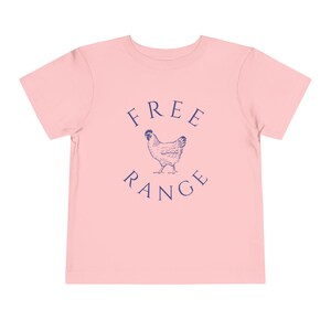 Free Range Chicken T Shirt Toddler Chicken Shirt Homeschool Shirt Silly Shirt Unhinged Shirt Farm Chicken Shirt Feral Toddler Shirt image 8