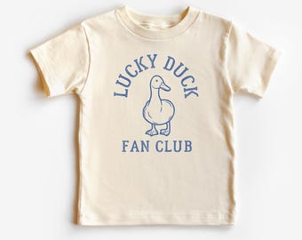 Lucy Duck Fan Club Shirt Silly Shirt Kids Lucky Duck Club Lucky Duck Shirt Lucky Duck Birthday Shirt Duck T shirt Kids Duck Shirt