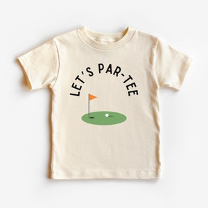 Let&#39;s Par-Tee birthday tshirt for kids golf birthday party youth golf party birthday t shirt golf shirt kids