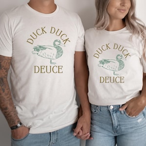 Ente Ente Deuce Geburtstag Glückliche Ente Geburtstag Zweiter Geburtstag Shirt Familie Ente Geburtstag Shirts 2. Geburtstag Shirt Stockente Ente Shirt