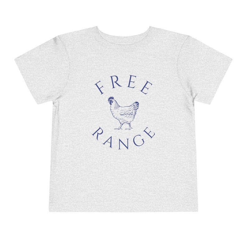 Free Range Chicken T Shirt Toddler Chicken Shirt Homeschool Shirt Silly Shirt Unhinged Shirt Farm Chicken Shirt Feral Toddler Shirt image 7
