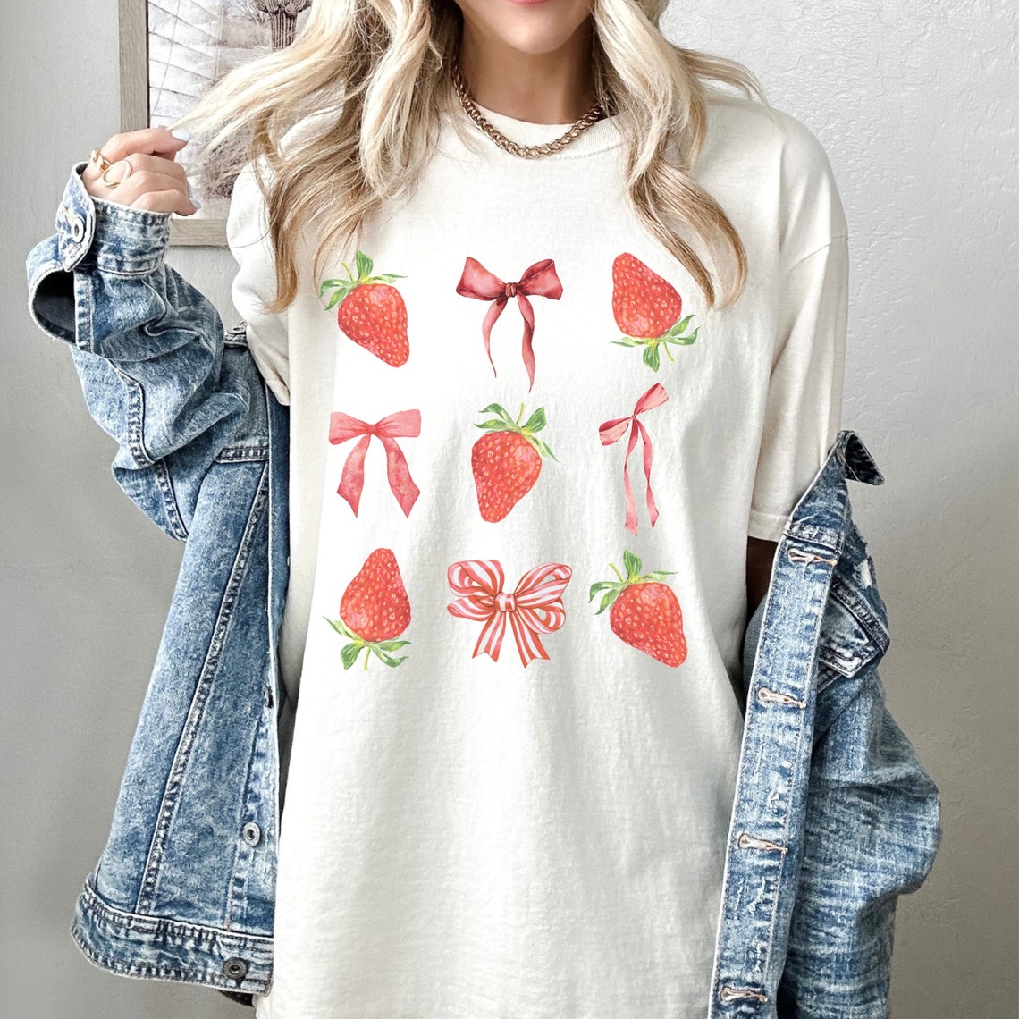 Strawberry Frill T-Shirt main image 1