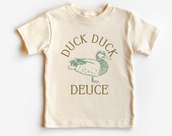 Duck Duck Deuce 2nd Birthday Shirt Lucky Duck Birthday One Lucky Duck Birthday Second Birthday Shirt Duck Hunting Duck Shirt Mallard Duck
