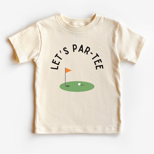 Laten we Par-Tee verjaardag t-shirt voor peuter golf verjaardagsfeestje kinderen golf partij verjaardag t-shirt golf shirt kinderen