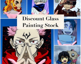 Discount Anime Glass Painting Stock