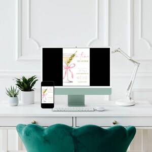 May include: A digital invitation for a birthday party with a martini glass illustration and the text "A Few Bit Older" and "Partying & 30th Birthday".