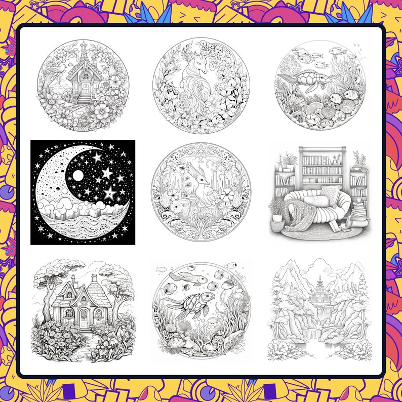 25 Artful Serenity themed Coloring - Il 794xN.5154830903 Pwiu
