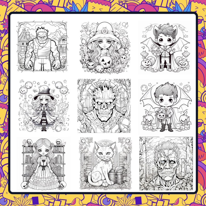 25 Cute amp Creepy themed Coloring - Il 794xN.5174064279 Uf6q