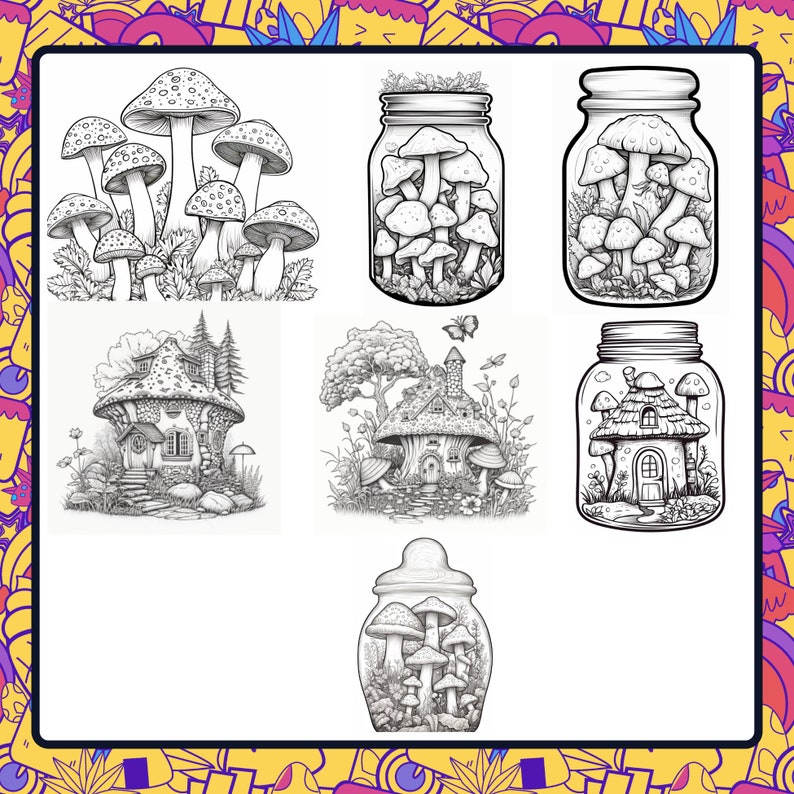 25 Mushroom themed Coloring Pages - Il 794xN.5133283018 Bw21 