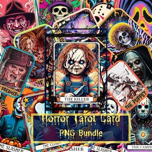 Horreur Tarot carte Png Mega Bundle, Tarot carte Png Bundle, Halloween Tarot carte Png, Horreur Halloween Png, carte de tarot effrayant en téléchargement numérique