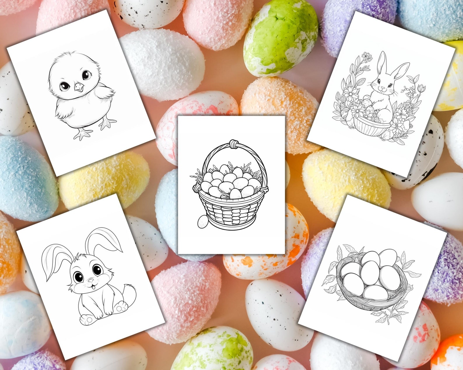 Easter Coloring Pages Fun Easter Coloring Pages for Kids Printable Fun ...