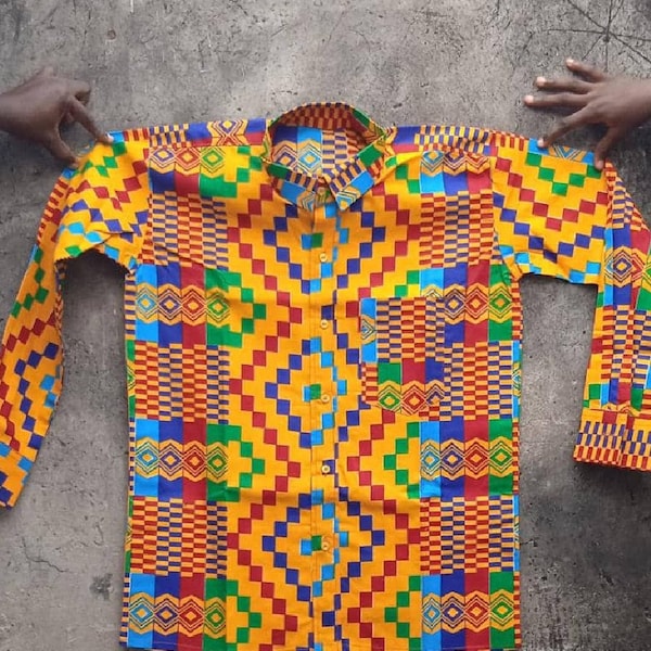 Mesh Kente Shirt main image 0