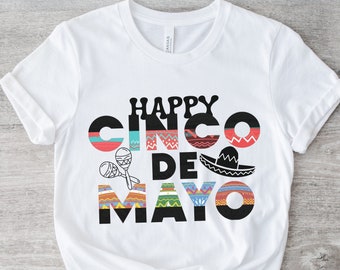 Cinco de Mayo T-shirts, Mexican Fiesta, Cinco de Mayo Gift, hat shirt, Happy Cinco de Mayo Shirt, Teacher Shirt