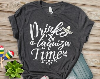 Cinco de Mayo T-shirts, Mexican Fiesta, Cinco de Mayo Gift, Drinking Shirt, Drinko de Mayo, Mexican Theme Party T-shirt