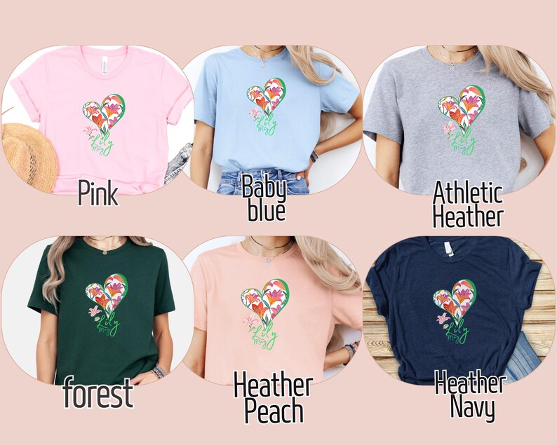 Birth Flower Tshirts, Birth Month, Personalized Birthday Gift, Flower