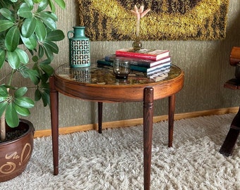 1 of 2 SOLD-1960s Arvid Hærem for Sola Furniture, Rosewood Side table/Lampe table / Tea Coffee end table, Norwegian Retro Mid-century modern
