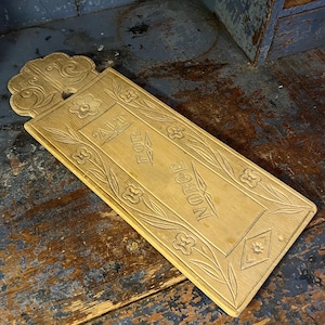 1800s &quot;ALT FOR NORGE&quot; Norwegian hand carved Cutting Slicing Board/ Wall Decor with unique pattern. Rustic Scandinavia folk art, patina