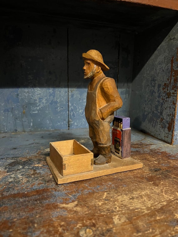 1950s Norwegian Wood Carving 