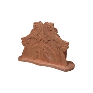 Norwegischer handgeschnitzter Serviettenhalter aus Holz, modernes Geschirr, handgefertigtes Einweihungsgeschenk, personalisierte Gastgeschenke zur Hochzeit, Volkskunst