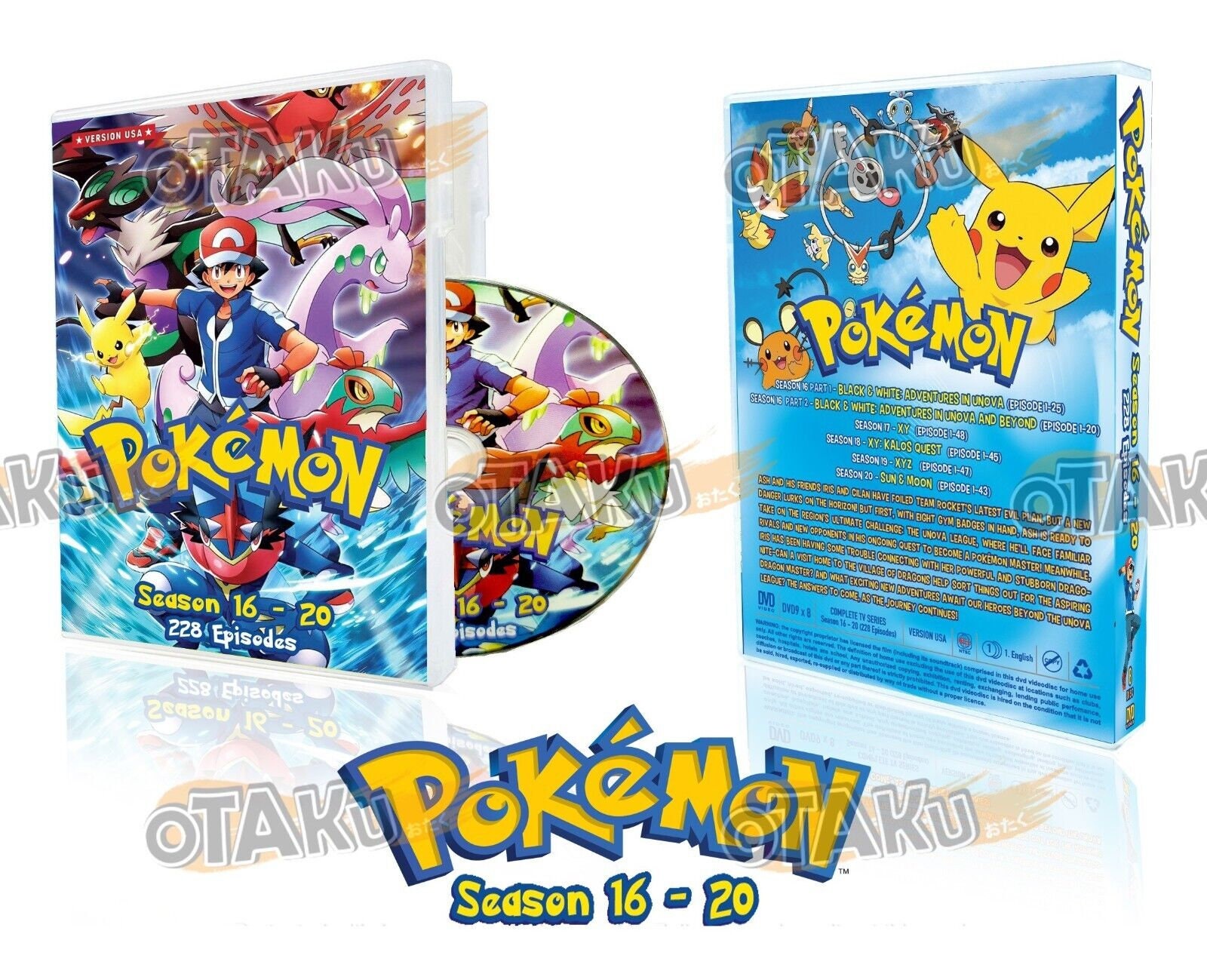 Pokemon: Black & White Adventures in Unova, Vol. 1 [4 Discs] [DVD