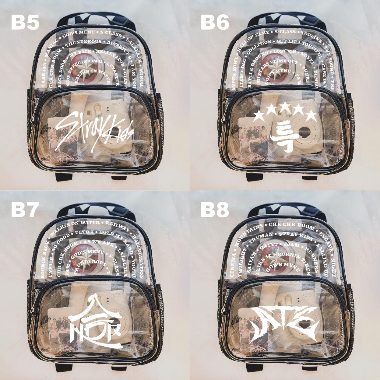 Stray Kids Clear Concert Backpack - Etsy