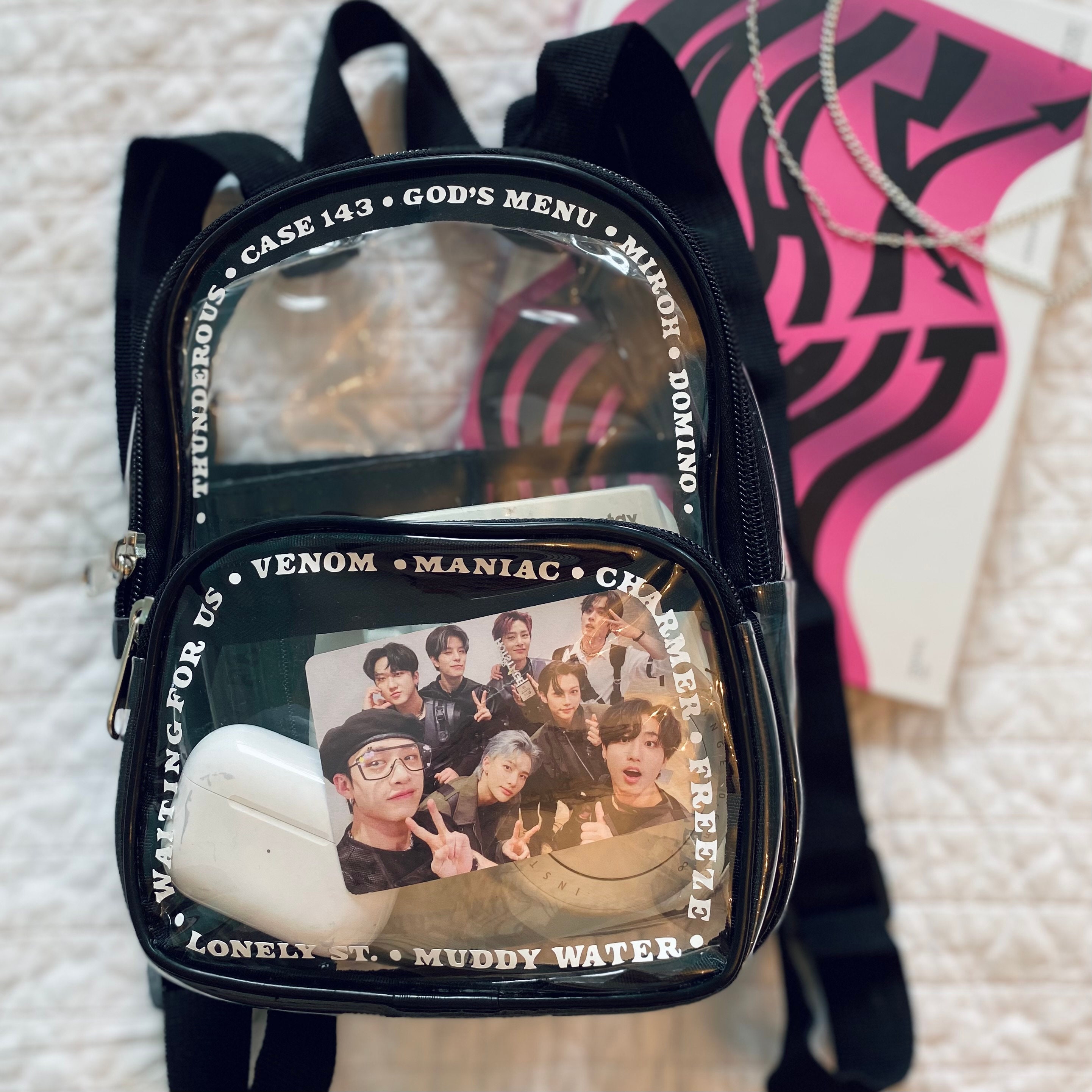 Stray Kids Clear Concert Backpack Etsy UK