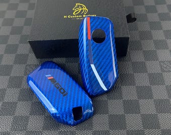 Premium Fiber Key Fob Cover For BMW X5 X6 X7 LCI M60i New Generation Key Exclusive Made